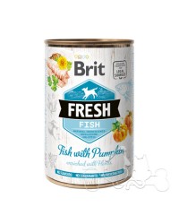 Brit Fresh Pesce e Zucca Umido Cane