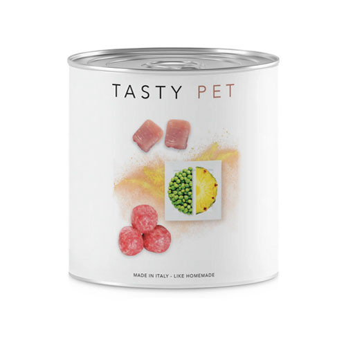 Tasty Pet Premium Polpette Pollo e Maiale Umido per Cani