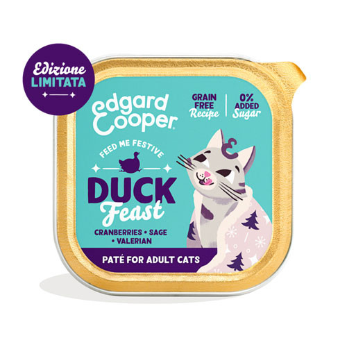 Edgard & Cooper Umido GATTO Duck Feast Natale 2023