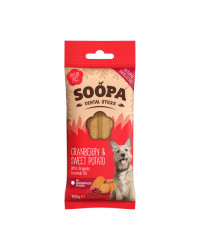 Soopa Dentalstick Mirtilli Rossi e Patate Dolci Snack per Cani