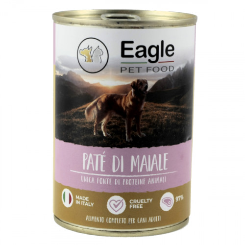 Eagle Pet Food Adult Patè di Maiale Umido Per Cani