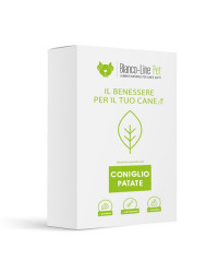 Bianco Line Pet Coniglio e Patate Pressate a Freddo per Cani