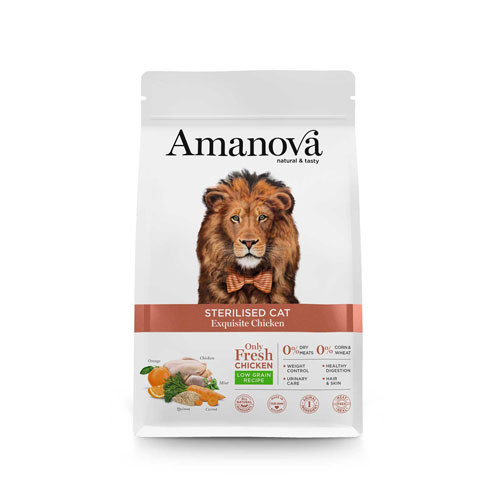 Amanova STERILISED Exquisite al Pollo per Gatti